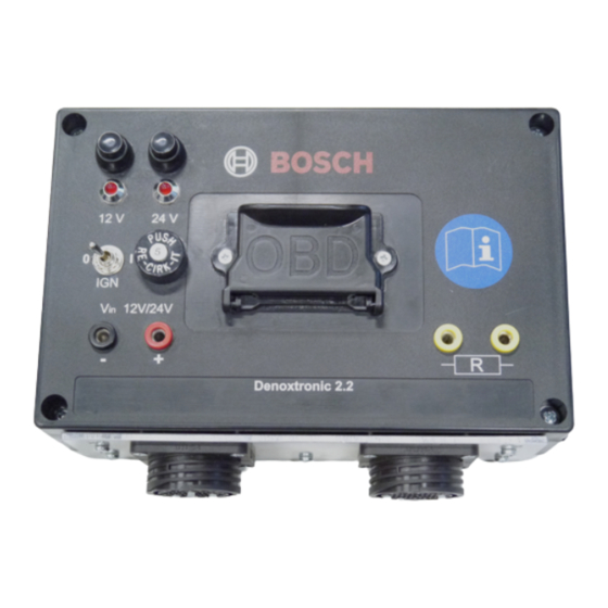 Bosch Denoxtronic 2.2 Manuales