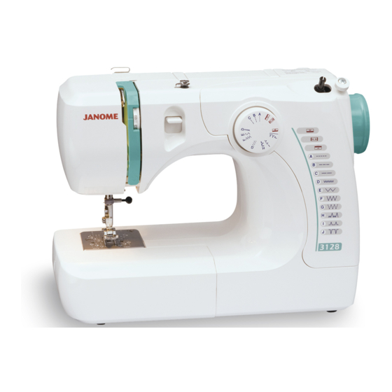 Janome 3128 Manual De Instrucciones