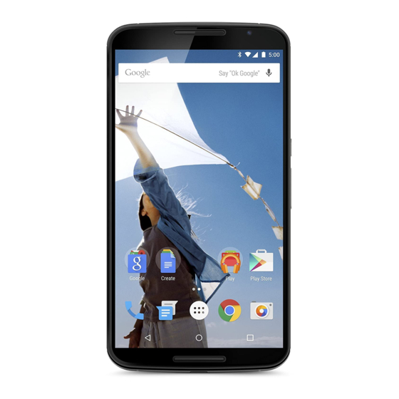 Motorola Nexus 6 Manual Del Usario