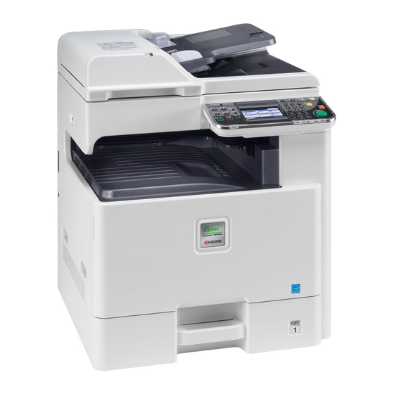 Kyocera Ecosys FS-C8520MFP Guía De Instalación Rápida