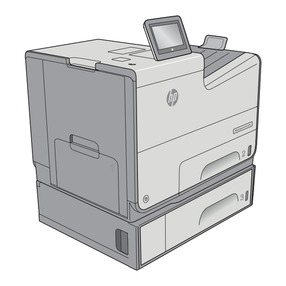 HP PageWide Enterprise Color 556 Serie Guia Del Usuario