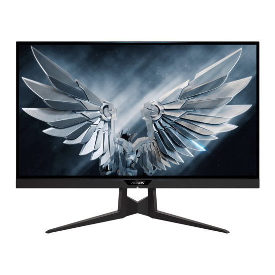 Gigabyte AORUS FI27Q-P Guía De Usuario