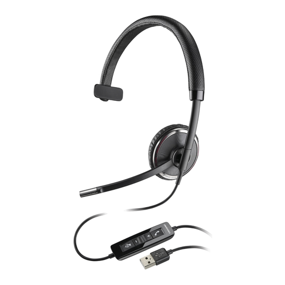 Plantronics Blackwire C510-M Guia Del Usuario