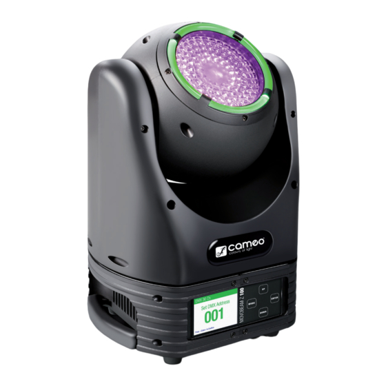 Cameo MOVOBEAM ZOOM 100 Manual De Usuario