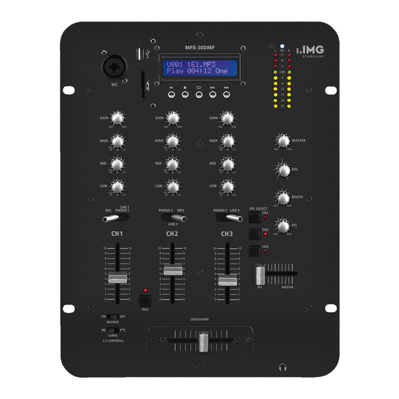 IMG STAGELINE MPX-30DMP Manual De Instrucciones