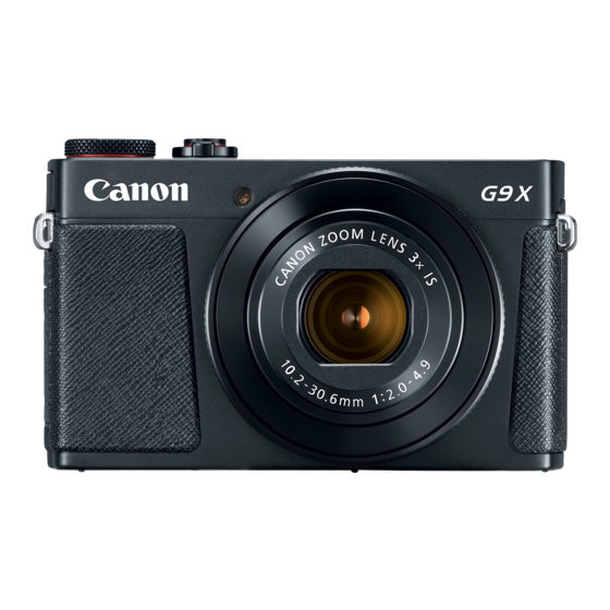 Canon PowerShot G9X Mark II Guía Del Usuario De La Cámara