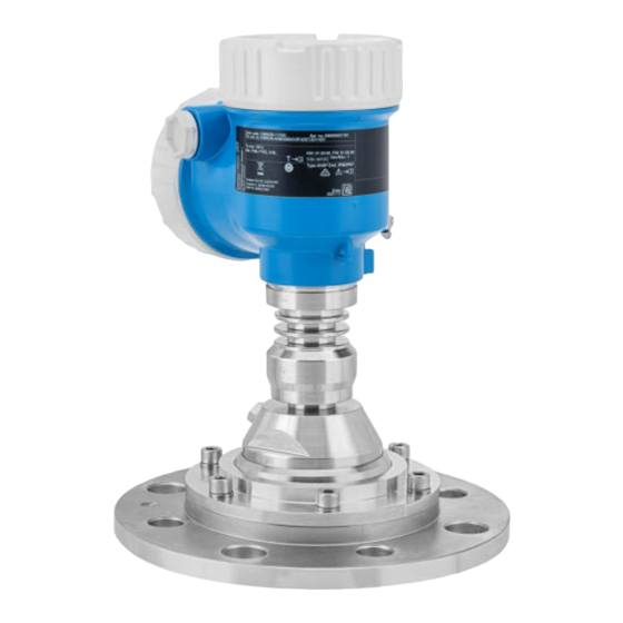 Endress+Hauser Micropilot FMR67B Manual De Instrucciones