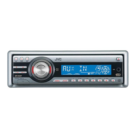 JVC KD-AR470 Manual De Instrucciones