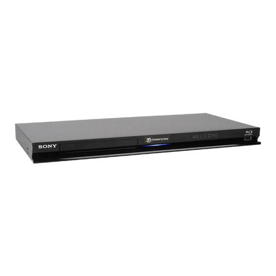 Sony BDP-S470 Manual De Instrucciones