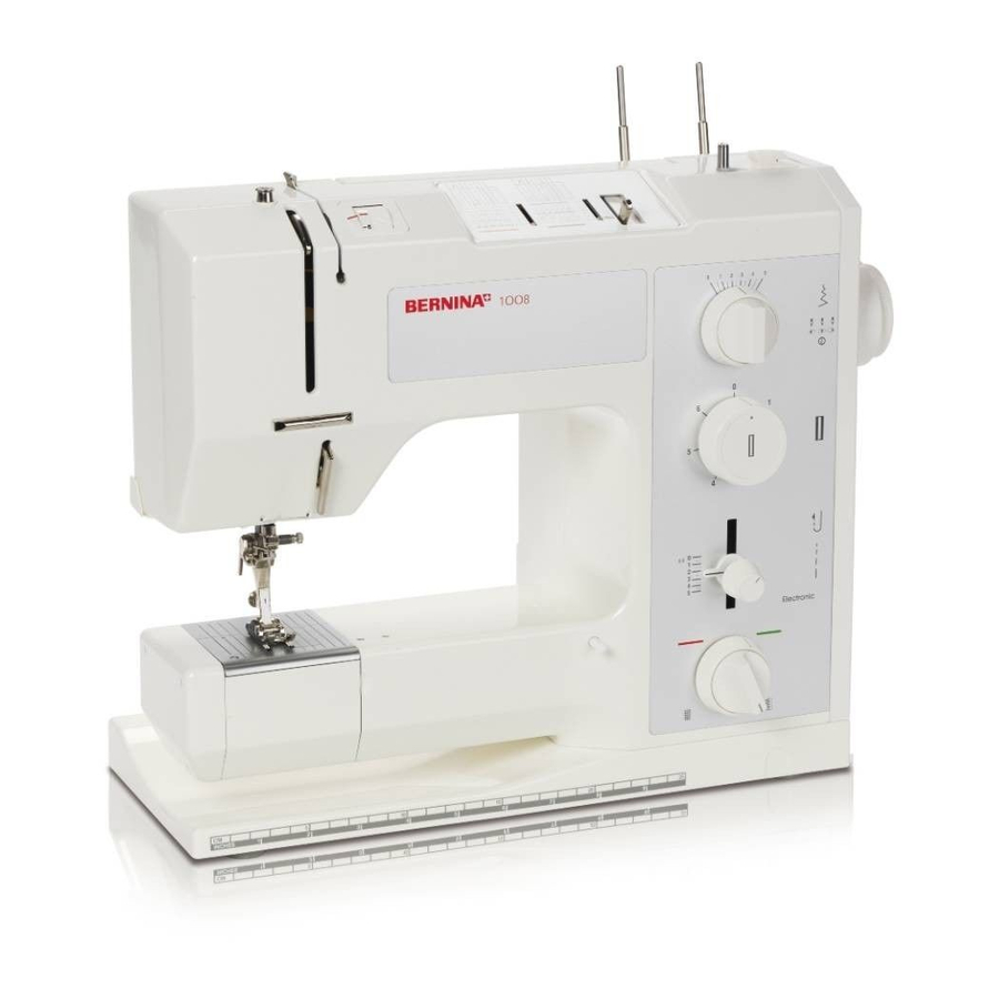 Bernina 1008 Manual De Instrucciones
