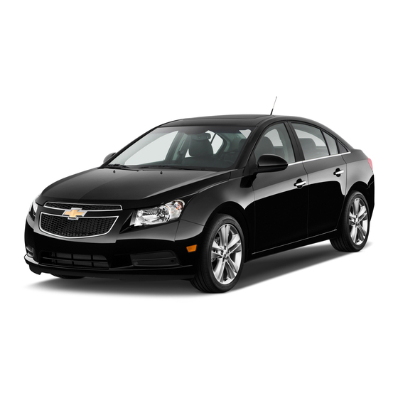 Chevrolet Cruze 2012 Manuales