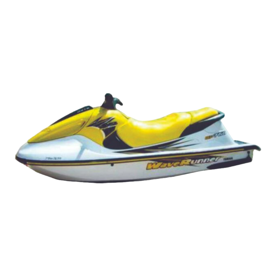 Yamaha WaveRunner GP760 2001 Manual Del Propietario/Piloto