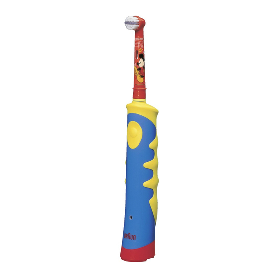 Braun Oral-B Kid's Power D10 Guia De Inicio Rapido