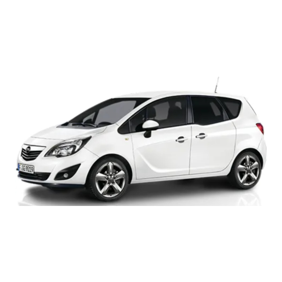 Opel MERIVA Manual Del Usuario