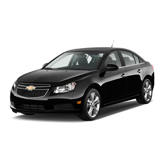 Chevrolet CRUZE 2012 Guia Del Propietario