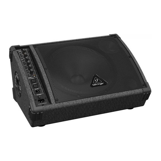 Behringer EUROLIVE F1220D Guia De Inicio Rapido