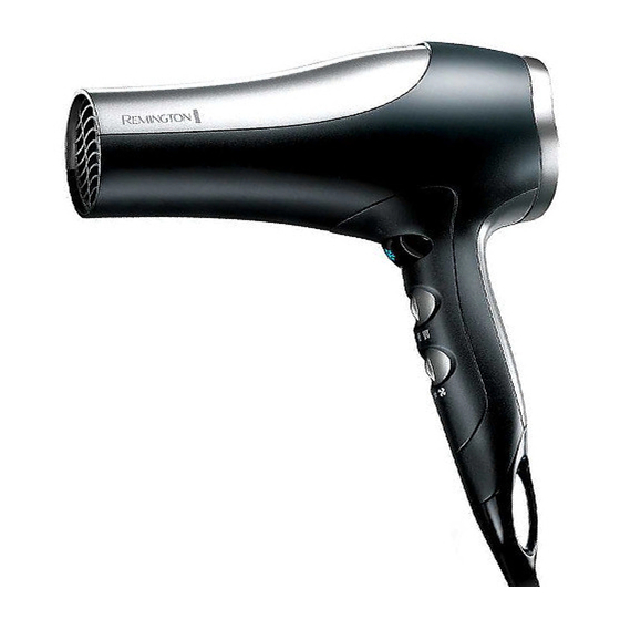 Remington PRO 2100 DRYER GIFT SET Manual Del Usuario