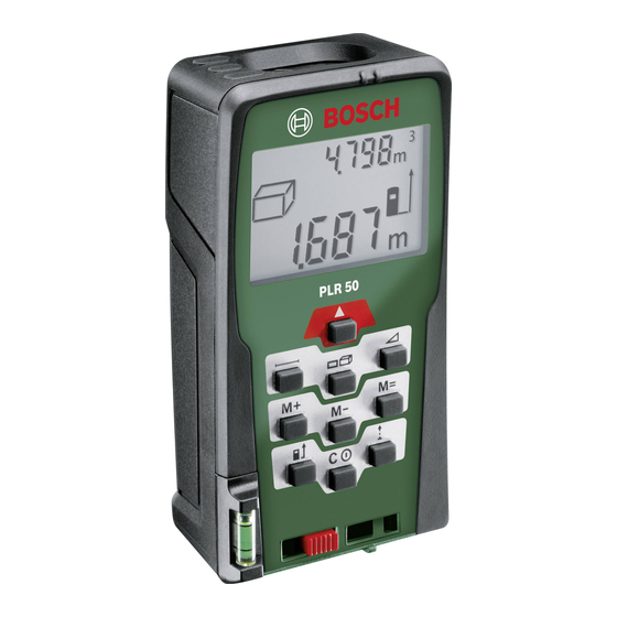 Bosch PLR 50 Manual Original