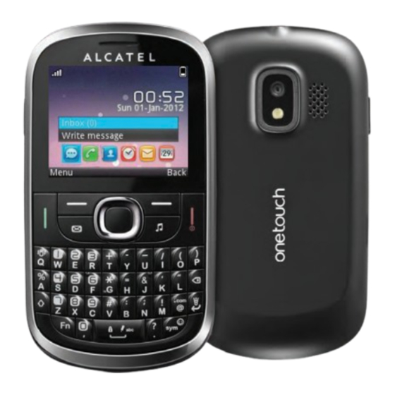 Alcatel Onetouch 870A Manual De Instrucciones