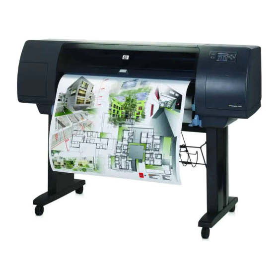 HP Designjet 4000 Guía De Referencia Rápida