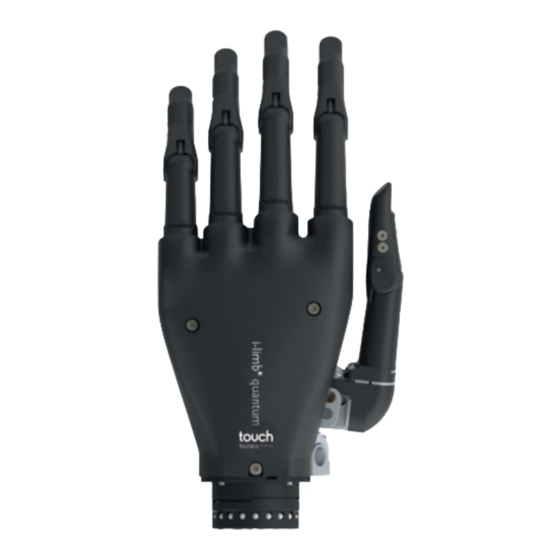 Össur i-LIMB Quantum Manual Del Usuario