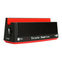 Focusrite iTrack Pocket Guia Del Usuario