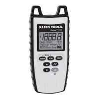 Klein Tools Range TDR Manual De Instrucciones