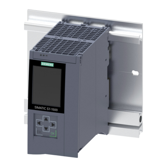 Siemens SIMATIC S7-1500 Manual De Producto