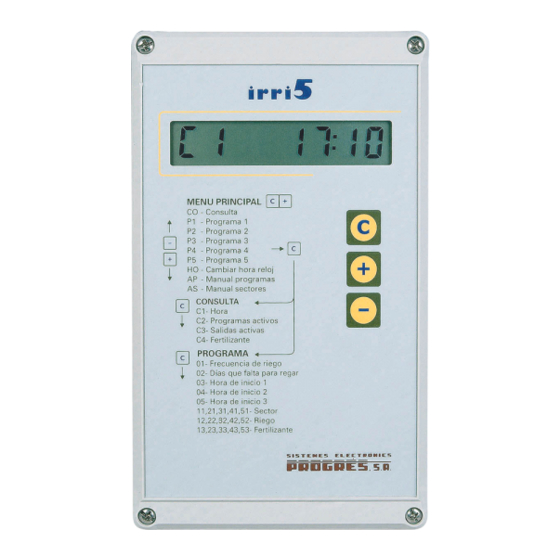 Progres irri5 Manuales
