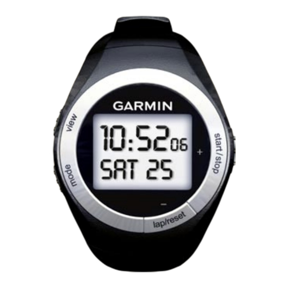 Garmin FORERUNNER 50 Manual Del Usuario
