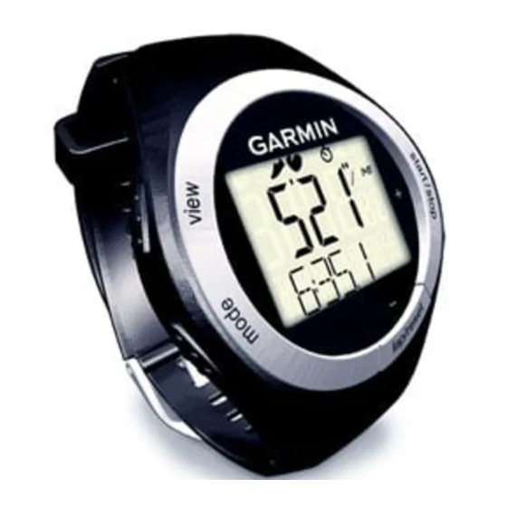 Garmin Forerunner 50 Manual De Inicio Rápido