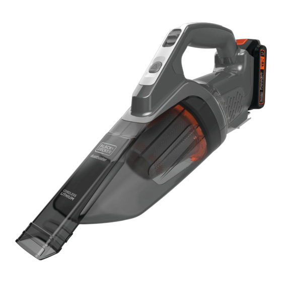Black and Decker BCHV001B Manual De Instrucciones