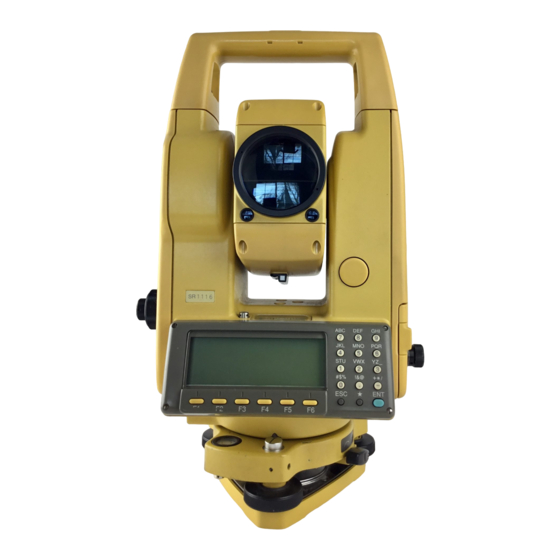 Topcon GTS-600 Serie Manual Del Usuario Y Operador