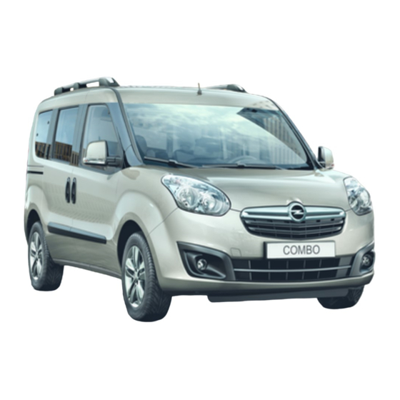 Opel COMBO 2011 Manual De Instrucciones