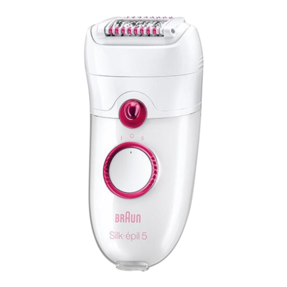 Braun Silk-épil 5 Legs,Body&Face 5580 Manual De Instrucciones