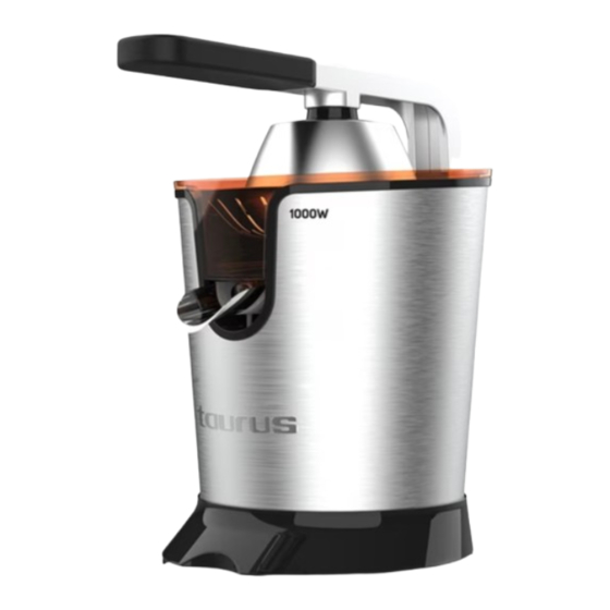 Taurus EASY PRESS 1000 LEGEND Instrucciones De Uso