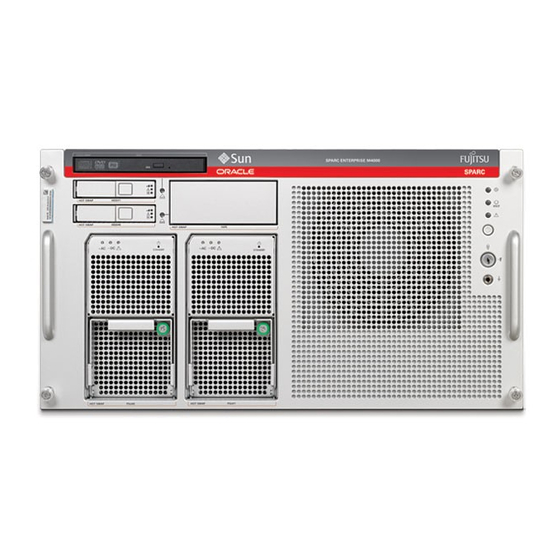 Sun Oracle Sun SPARC Enterprise M4000 Notas Del Producto