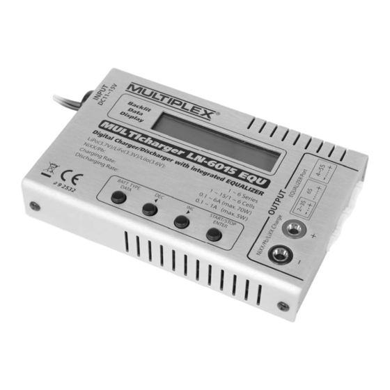 Multiplex MULTIcharger LN-6015 EQU Instrucciones
