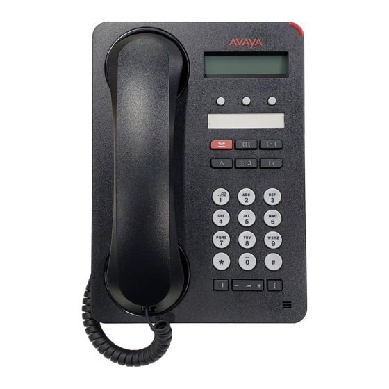 Avaya 1603 Guía De Referencia Rápida