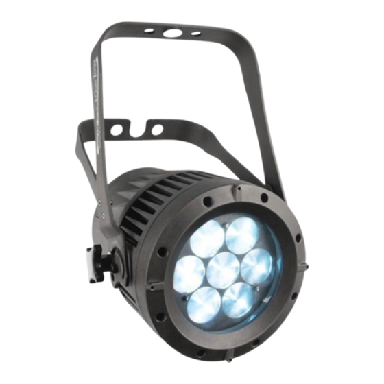 Chauvet Professional COLORado 1-Quad Zoom Tour Guía De Referencia Rápida