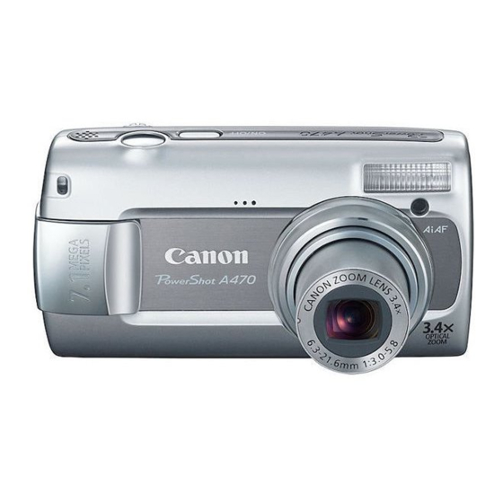 Canon PowerShot A470 Guia Del Usuario
