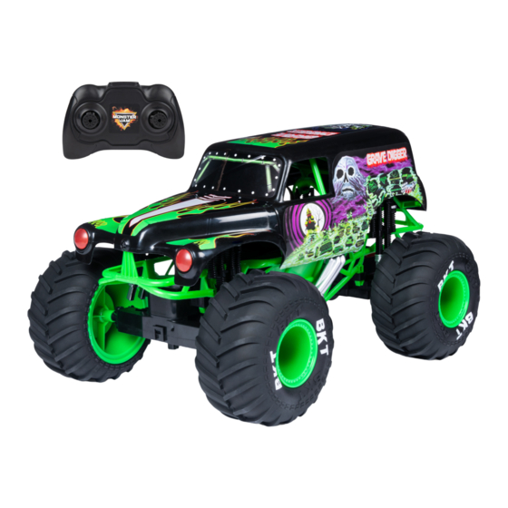 Spin Master Monster Jam GRAVE DIGGER Manual De Instrucciones