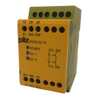 Pilz PNOZ X2.1C Manual De Instrucciones