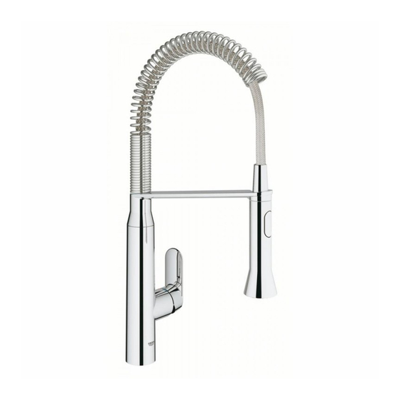 Grohe K7 31379000 Manual Del Usuario