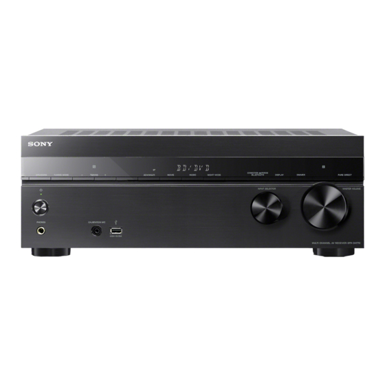 Sony STR-DH770 Manual De Instrucciones
