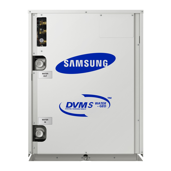 Samsung DVM S WATER-GEO AMFXWA Serie Manual De Instalación