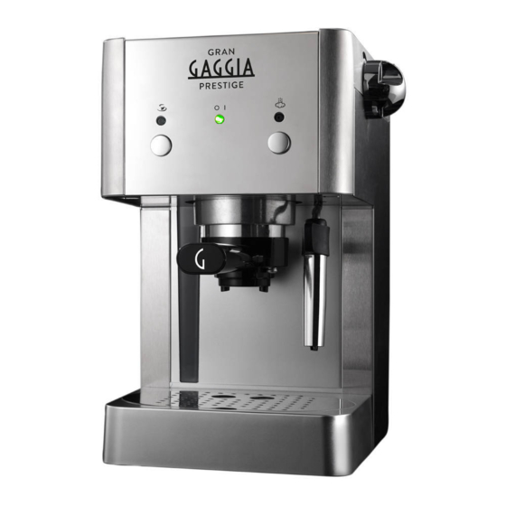 Gaggia Gran Prestige Manuales