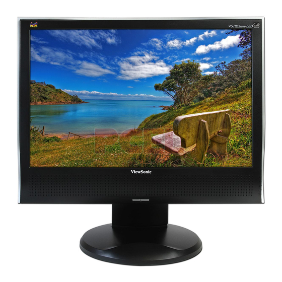 ViewSonic VG1932wm-LED Guia Del Usuario