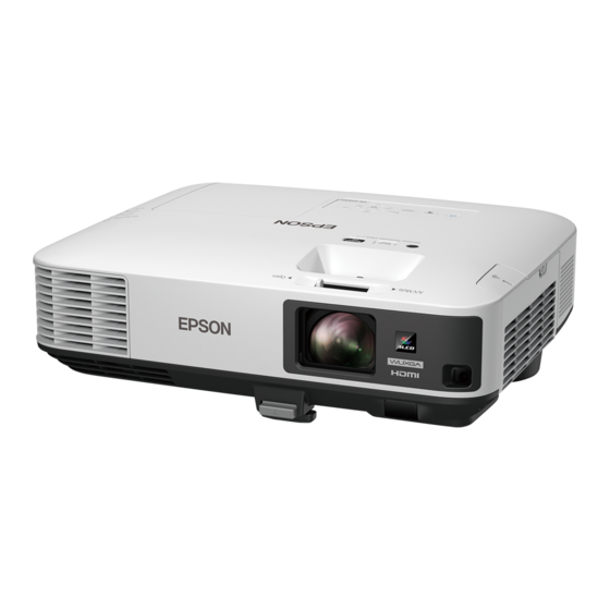 Epson EB-2265U Manuales