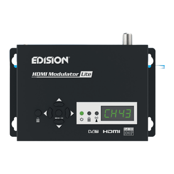 Edision HDMI Modulator Lite Manuales